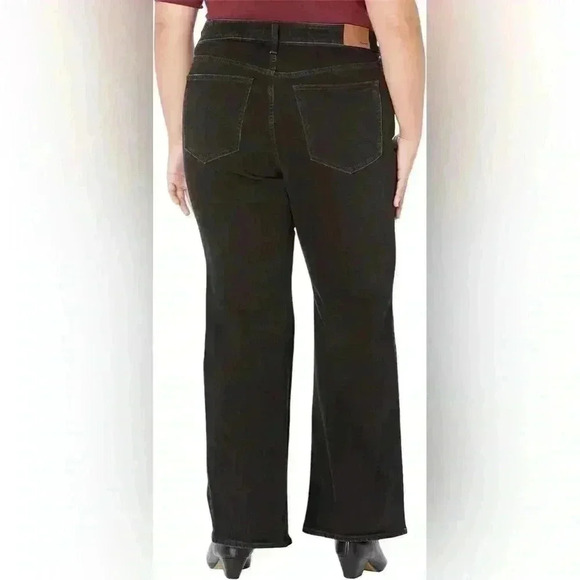 NEW Madewell The Perfect Vintage Flare Jean in Black Sherborn Wash Plus Size 32 - Picture 2 of 14